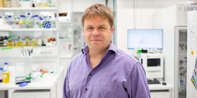[Translate to Deutsch:] Portrait photo of Prof. Sebastian Hiller.